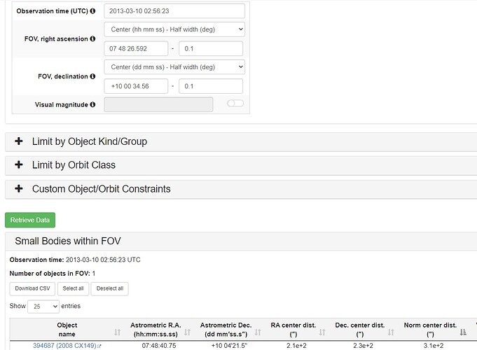 07 48 26.592 +10 00 34.56 results